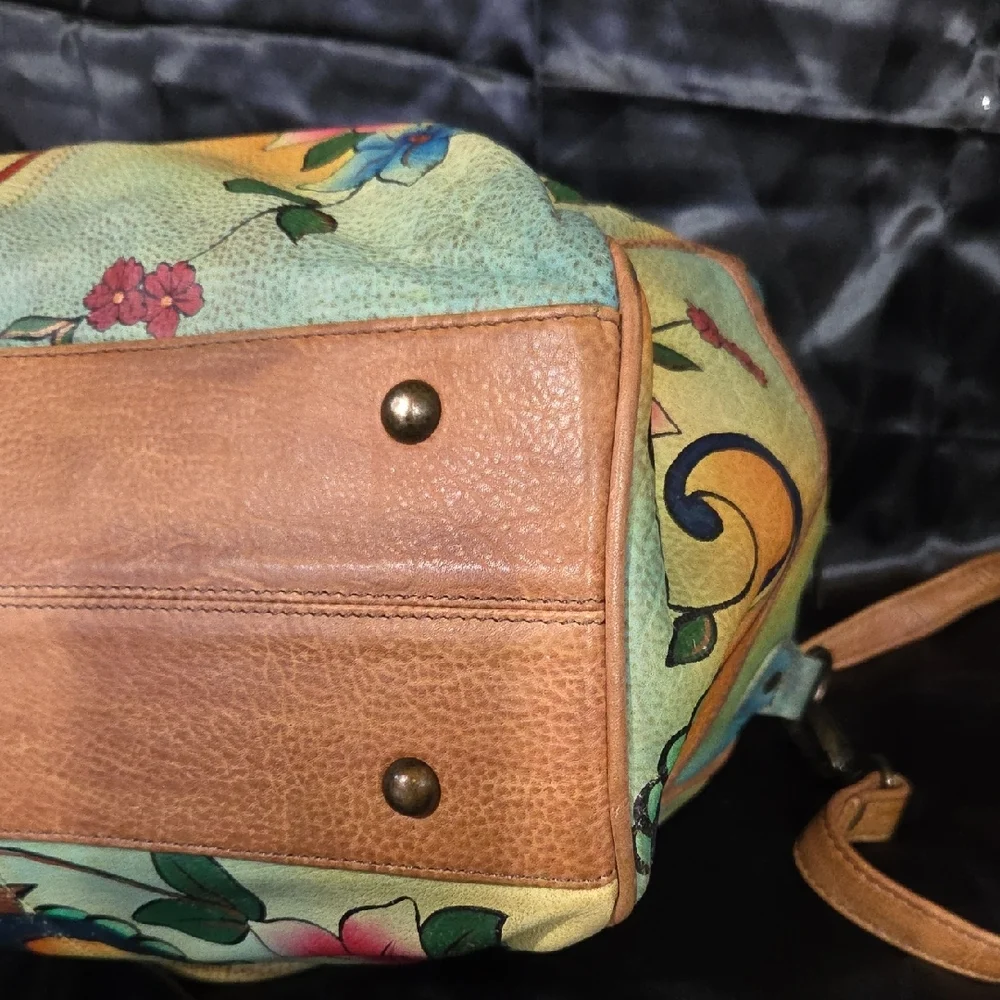 Anna by Anuschka Women's Leather Large Purse , Jaipur Paisley Spring